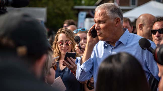 Image for article titled Jay Inslee&#39;s Long Green Shadow Over the 2020 Race