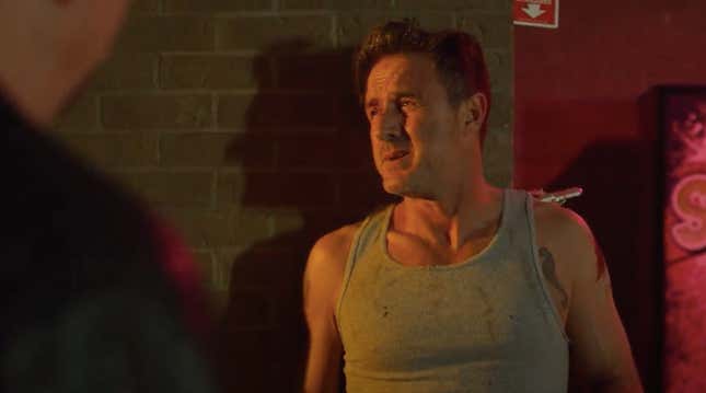 David Arquette clocks in for a <i>12 Hour Shift </i>in this exclusive clip from Brea Grant's new movie