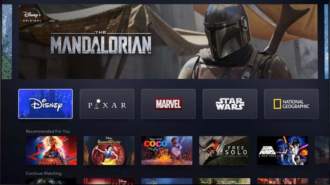 Image for article titled Disney Drops All the Details on Its Upcoming Netflix Competitor
