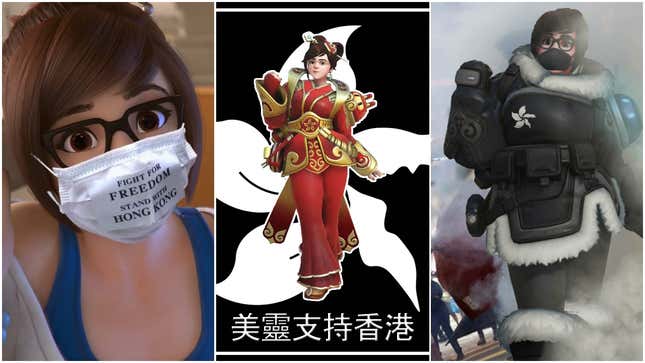 Image for article titled Overwatch&#39;s Mei Is Becoming A Symbol Of The Hong Kong Resistance