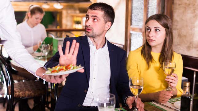Image for article titled Let’s share our worst date-food stories