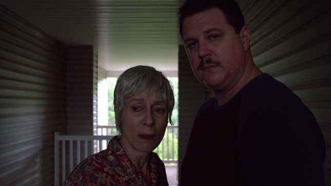 Judith Light and Cameron Britton in Manhunt: Deadly Games