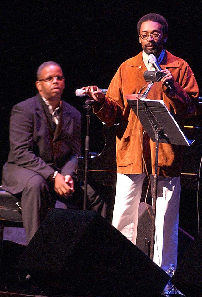 Blanchard with Lee in Philadelphia, circa 2003.