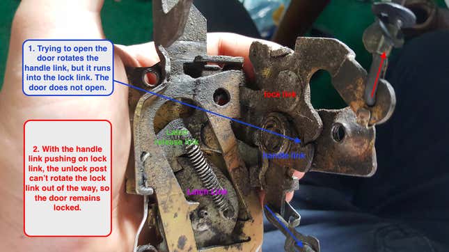 Image for article titled This Is Why You Can't Unlock A Car Door If Someone Is Trying To Open It At The Same Time