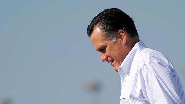 Image for article titled Romney Frantically Figuring Out How Tax Plan Could Actually Work After Realizing He Might Win Election