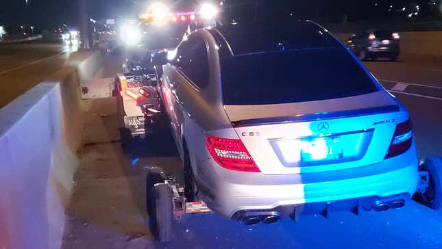 Canadian Police Officer Absolutely Baffled By Mercedes C63 AMG Clocked At 191 MPH