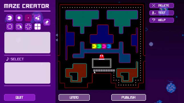 Image for article titled Pac-Man Is Getting His Own Version Of Super Mario Maker
