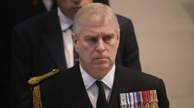 Image for article titled Prince Andrew&#39;s Accuser Isn&#39;t Going Away