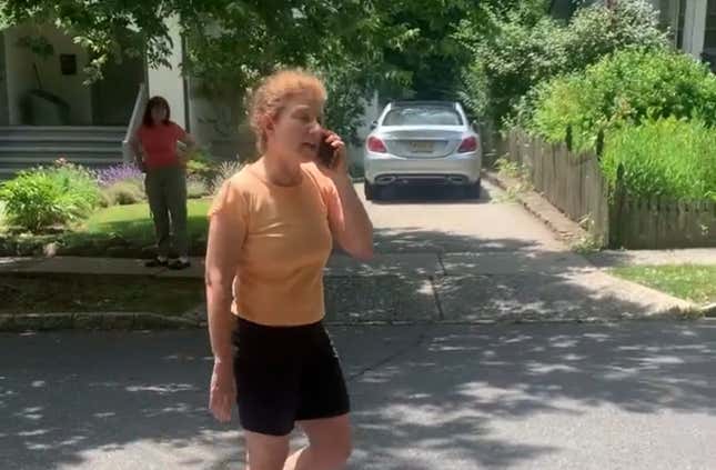 Image for article titled New Jersey Karen Harasses and Calls Police on Black Neighbors for Building a Patio on Their Own Property