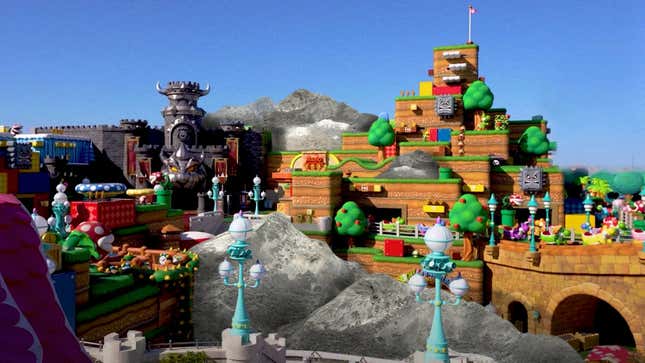 Image for article titled Gamers, We’re Not Saying You Shouldn’t Scatter Your Ashes At Super Nintendo World, But You Need To Stagger It Because It Looks Like Pompeii Here