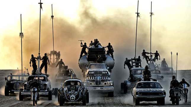 Image for article titled Charlize Theron, Tom Hardy remember the hell of making Mad Max: Fury Road in new oral history