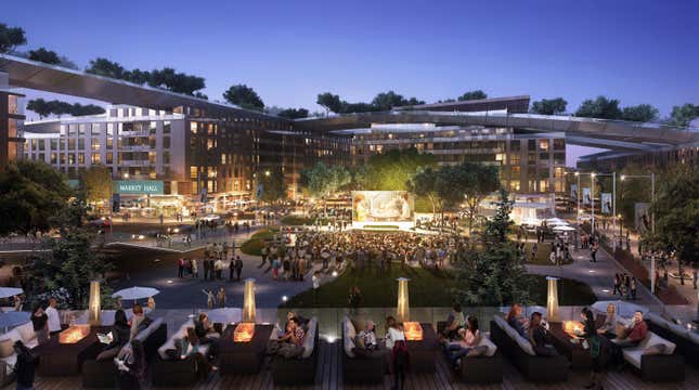 Image for article titled The world’s largest green roof, with an orchard and a vineyard, is planned for Silicon Valley