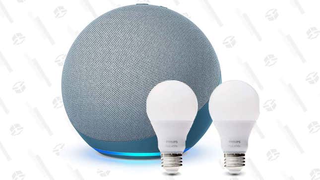 Amazon Echo + 2 Free Hue Bulbs | $80 | Amazon