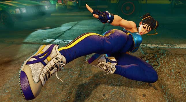 Image for article titled Behold, Chun-Li Themed Sneakers