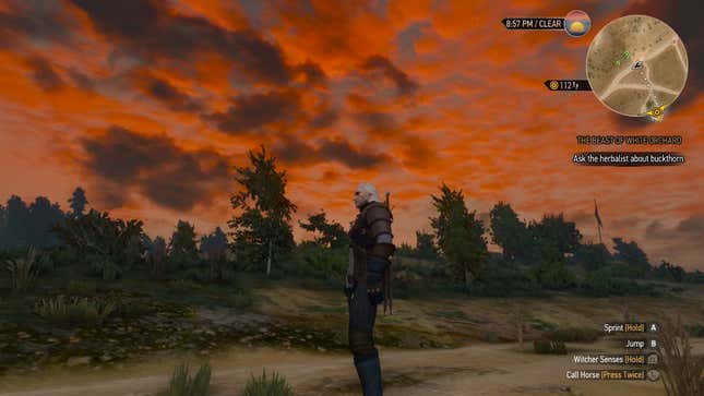 Image for article titled The Witcher 3 On Switch Gives Us What We Always Needed: A Portable Geralt