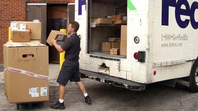 FedEx employees are reportedly taught to look for signs of people mailing themselves, such as boxes that move on their own or cough.