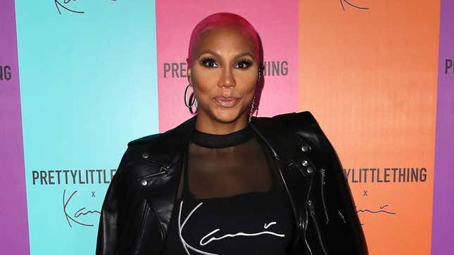 Tamar Braxton attends the PrettyLittleThing x Karl Kani event at Nightingale Plaza on May 22, 2018, in Los Angeles, Calif.