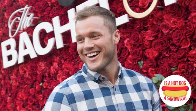 Image for article titled Hey Colton “The Bachelor” Underwood, is a hot dog a sandwich?