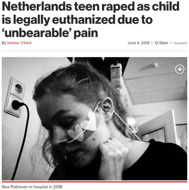 A particularly ghoulish piece from the New York Post