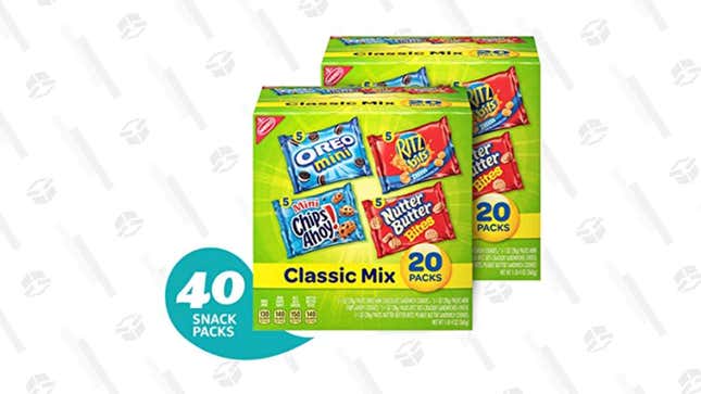 Nabisco Classic Cookie &amp; Cracker Variety Packs, 40 Count | $9 | Amazon