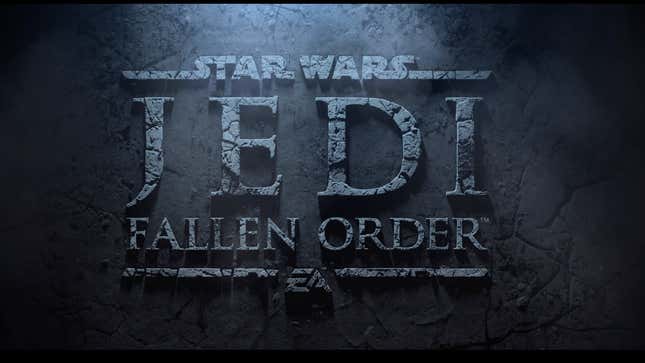 Image for article titled Our First Look At Star Wars Jedi: Fallen Order, A Single-Player Game Starring A Jedi Survivor