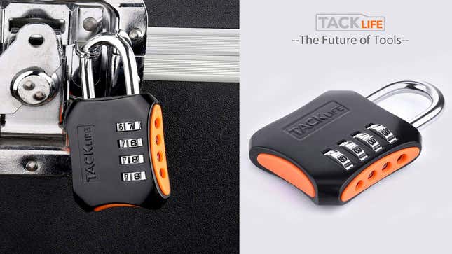 TACKLIFE 2-Pack Combination Lock | $6 | Amazon | Promo code VMT526RX
