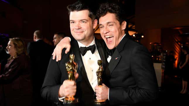 Recent Spider-Verse Oscar winners Chris Miller and Phil Lord are staying in the Spider-game.