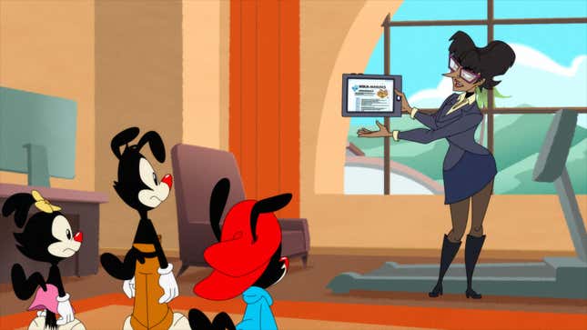 Image for article titled The new Animaniacs doesn’t lack for targets, but still lands few blows