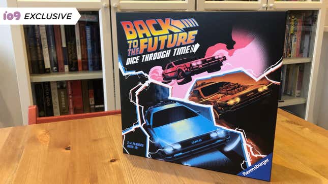 A look at the gorgeous cover artwork for Back to the Future: Dice Through Time. All photos: Beth Elderkin
