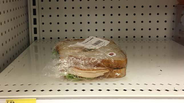Image for article titled Walgreens Unveils New Line Of Shrink-Wrapped Sandwiches To Grab When Something Has Gone Horribly, Horribly Wrong