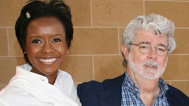 Image for article titled Embarrassed George Lucas Still Just Telling New Wife He Works In Digital Media