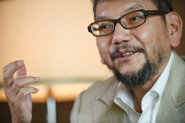 Image for article titled Hideaki Anno Says Evangelion Is A &quot;Robot Anime&quot;