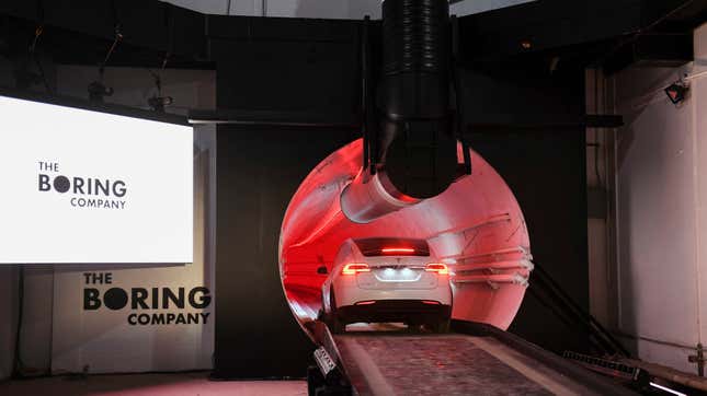 Image for article titled Elon Musk&#39;s Las Vegas Tunnel Kind Of Sucks?