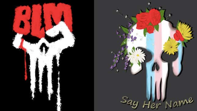 T-shirt designs for Black Lives Matter — Skulls for Justice.