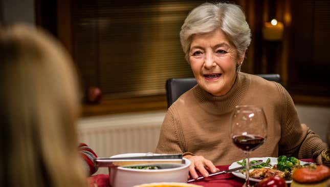 Image for article titled ‘Let’s All Say What We’re Grateful For,’ Says Mother Who Apparently Believes She’s In A Norman Fucking Rockwell Painting