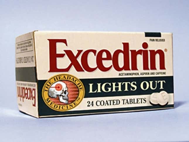 Image for article titled New Excedrin &#39;Lights Out&#39; Kills You Dead On The Spot