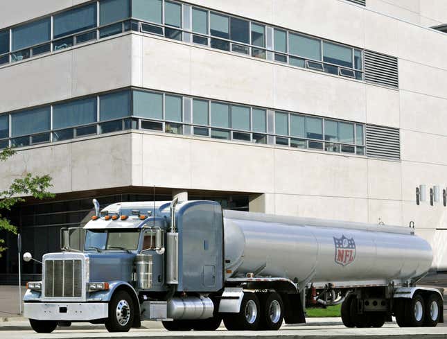 Image for article titled NFL Urine Tankers Arrive At League’s Drug Testing Facility