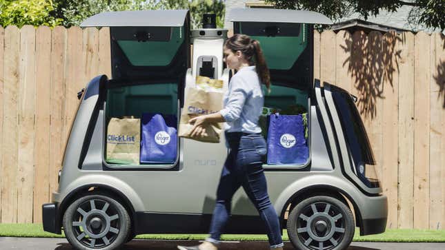 Image for article titled Autonomous Delivery Vehicles Authorized For Commercial Use In California