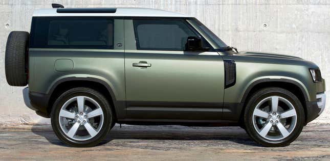 Image for article titled The 2020 Land Rover Defender 90 Offers A Huge Fake Pillar And It's Just Bizarre