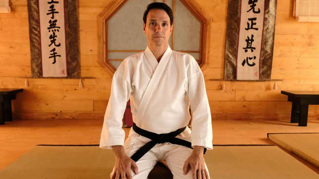 Daniel LaRusso, played by Ralph Macchio, is still preaching the ways of Mr. Miyagi in Cobra Kai season two.