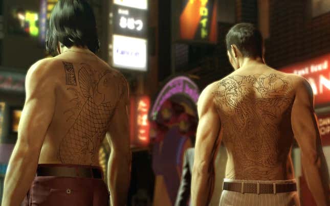 Sega celebrates Yakuzas tattoo reveals and so should we