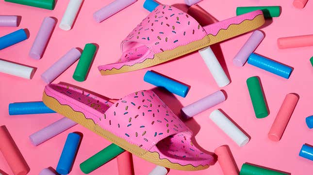 Image for article titled Vans Is Releasing Another Simpsons Collection But All I Care About Are These Sprinkle Donut Sandals