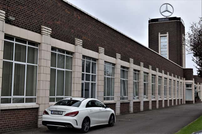 Former Mercedes plant in Dublin.