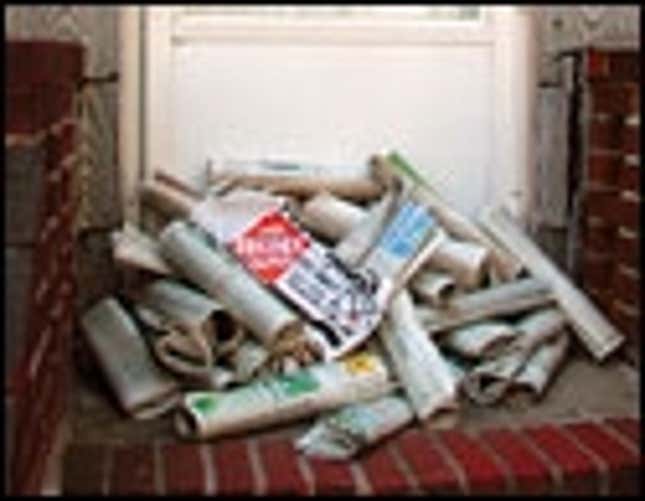Image for article titled Newspapers Piling Up On Dead Homeowner&#39;s Doorstep