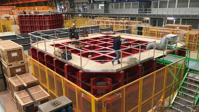 DUNE prototypes at CERN (Image: Ryan F. Mandelbaum)