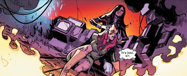 Jean Grey, setting the mood for House of X #4.