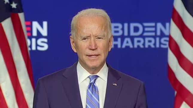 Image for article titled Media Condemns Biden For Baseless Claim That Nation Will Come Together Once Election Over