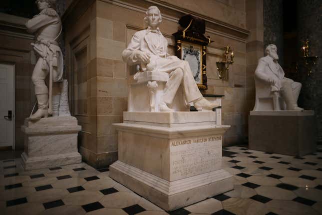 Statue of Alexander Stephens at the Capitol
