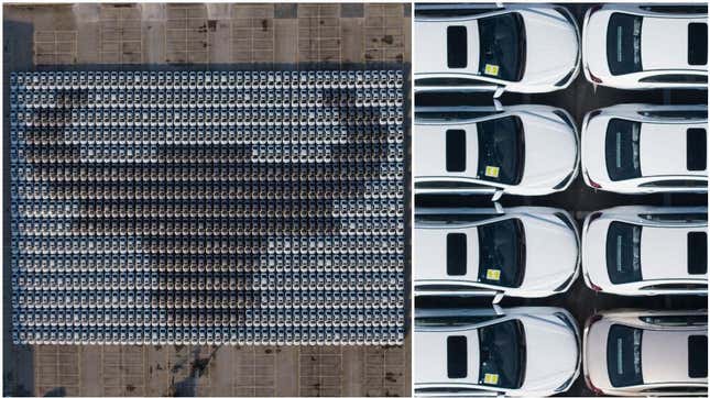 Image for article titled Geely Just Nabbed A Guinness World Record For The Largest Car Mosaic