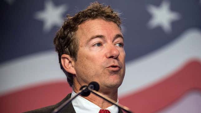 Image for article titled Bored GOP Vetting Rand Paul Just To Kill Time Before Viable 2016 Candidate Emerges